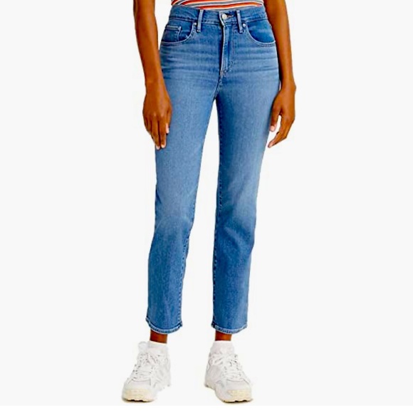 Levi's Denim - Levi's Women's 724 High Rise Straight Crop Jeans